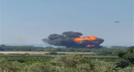 Yalova'da düşen F-16'nın kaza anına ait yeni görüntüler ortaya çıktı