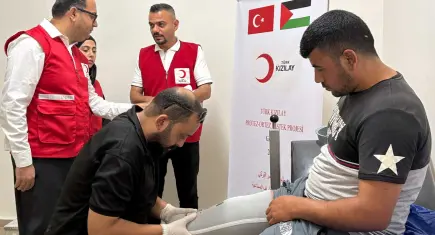 Türk Kızılay Gazze’de Protez-Ortez Destek projesi başlattı
