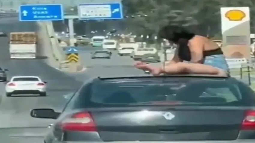 Akan trafikte tehlikeli yolculuk soruşturmayla bitti: Sürücü ve yolcu gözaltında