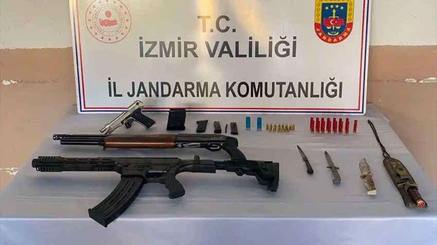 Ödemiş’te ruhsatsız silah operasyonu: 1 şüpheli gözaltında haberinin görseli