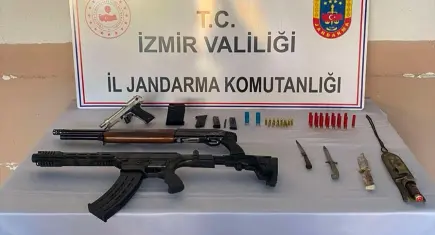 Ödemiş’te ruhsatsız silah operasyonu: 1 şüpheli gözaltında