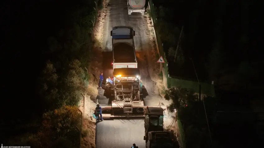 Selçuk’ta 15,5 kilometrelik yol yenileniyor