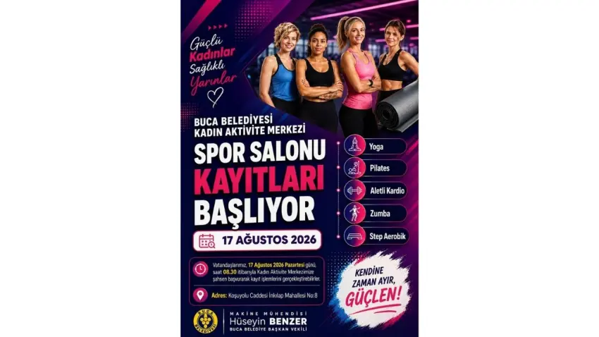 Buca’da kadınlar için spor kurslarında yeni dönem başladı haberinin görseli