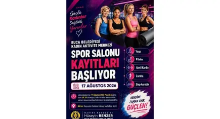 Buca’da kadınlar için spor kurslarında yeni dönem başladı