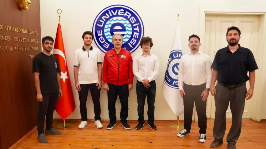 EÜ’nün TEKNOFEST Finalistleri Rektör Alcı ile buluştu haberinin görseli