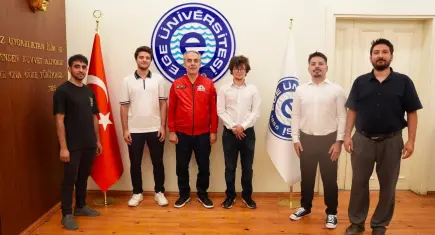 EÜ’nün TEKNOFEST Finalistleri Rektör Alcı ile buluştu