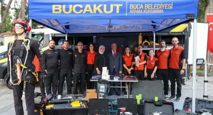 Buca’da Marmara Depremi’nin yıl dönümünde deprem gerçeği hatırlatıldı