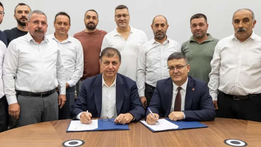 İZBETON’da 750 çalışanı ilgilendiren sözleşme imzalandı haberinin görseli
