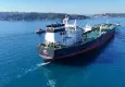 Rusya'da İHA saldırısına uğramıştı... 'Asia' adlı gemi İstanbul Boğazı'ndan geçiyor
