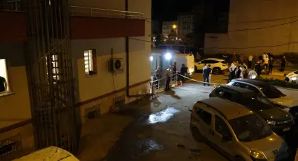 Trabzon’da Emniyet Müdürlüğü bahçesine İHA düştü