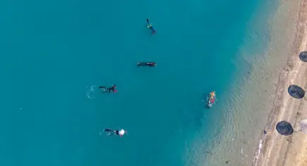 Bodrum’da deniz dibi temizliği! Dalgıçlar mavi sular için seferber oldu