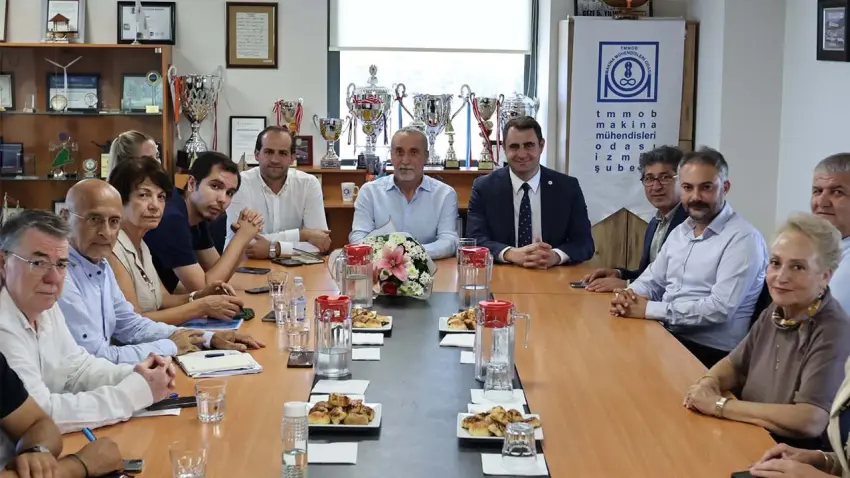 YENİ Parti İzmir’den TMMOB ziyareti haberinin görseli