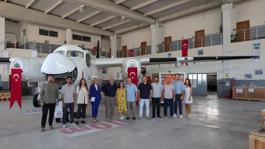 Havacılıkta uluslararası deneyim EÜ’de öğrencilerle buluştu haberinin görseli