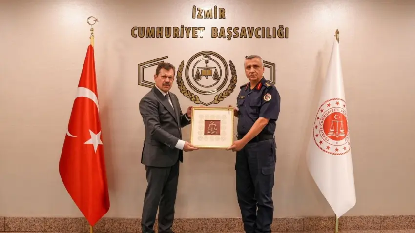 İzmir Başsavcısı Ali Yeldan’a görev değişikliği öncesi veda ziyaretleri