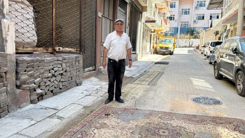 Konak’ta tozu dumana katan doğalgaz çalışması vatandaşı isyan ettirdi haberinin görseli