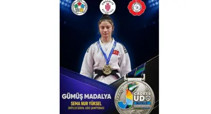 Milli Judocu Sema Nur Yüksel dünya ikincisi oldu