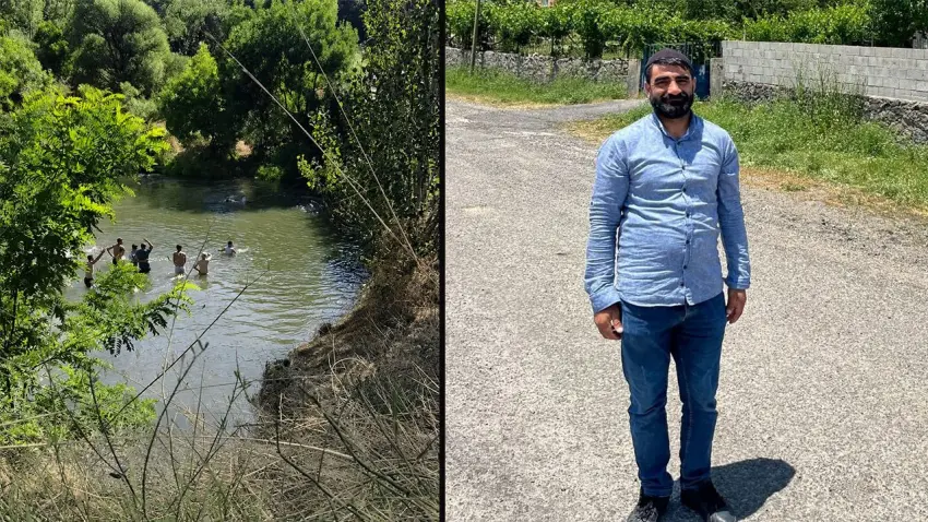 Piknikte çaya düşen zihinsel engelli kişi hayatını kaybetti haberinin görseli