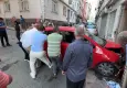 Beyoğlu'nda düğün konvoyunda kaza: 1 kişi yaralandı