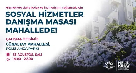 Karabağlar Belediyesi Sosyal Hizmetler Danışma Masası Mahallede