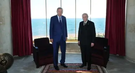 Ahlat’ta liderler zirvesi: Cumhurbaşkanı Erdoğan’dan  Bahçeli’ye ziyaret