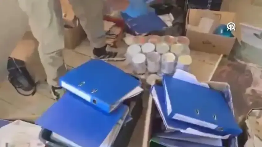Alihan Kuriş Suç Örgütü soruşturmasında 37 klasörlük belge ele geçirildi haberinin görseli