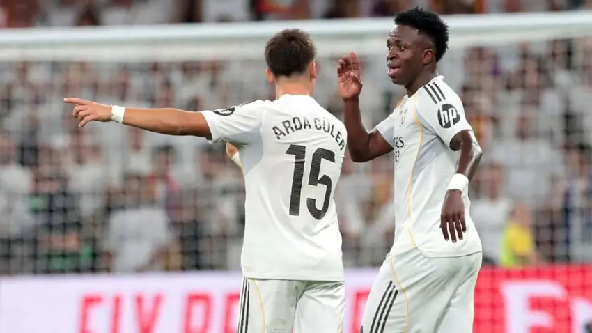 Arda Güler ve Vinicius Junior arasında dikkat çeken diyalog! Real Madrid’de saha içinde kriz!  haberinin görseli