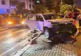 Sivil polis aracı kaza yaptı: 1’i komiser 2 polis yaralandı