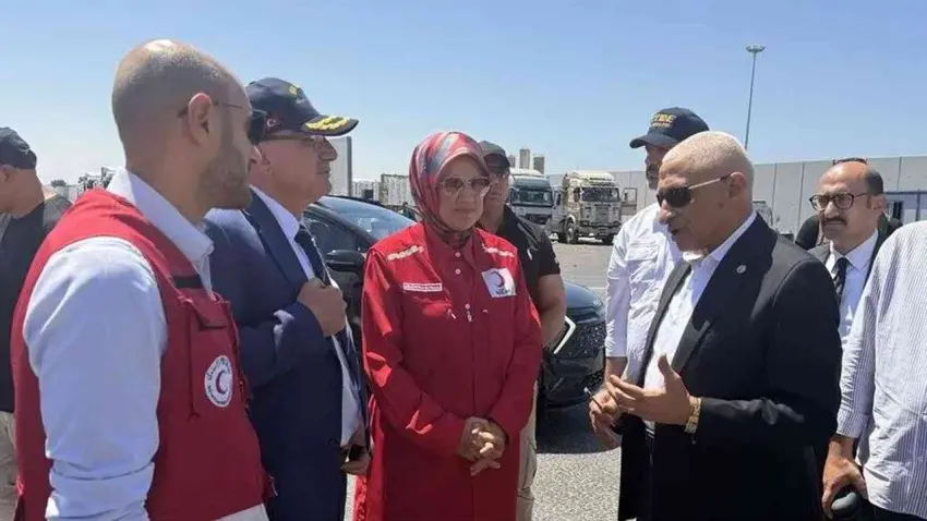 Türkiye’nin Gazze yardımları El-Ariş’ten yola çıkıyor haberinin görseli