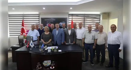 Menderes Belediye Başkan Vekili Şen’e taksicilerden hayırlı olsun ziyareti