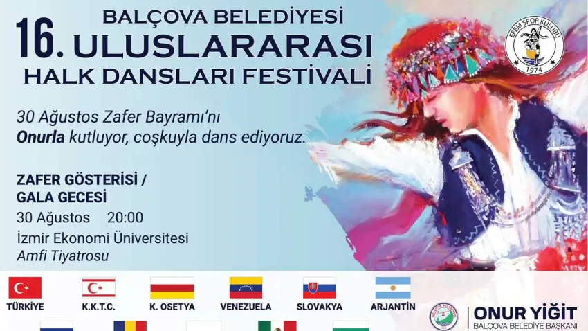 Balçova’da 30 Ağustos Coşkusu Uluslararası halk danslarıyla taçlanacak haberinin görseli