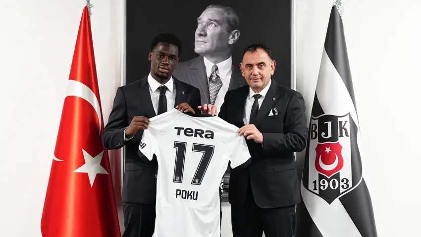 Beşiktaş, Ernest Poku'yu resmen duyurdu haberinin görseli