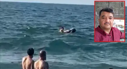 Boğulan 3 kişiyi kurtarmak için denize giren emekli imam hayatını kaybetti