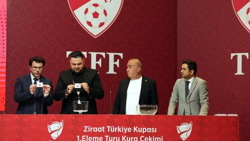 Ziraat Türkiye Kupası’nda 65. sezon heyecanı başladı: 1. eleme turu eşleşmeleri belli oldu! haberinin görseli