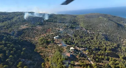 Antalya Kaş’ta orman yangını: Ekipler seferber oldu