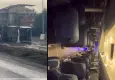 Büyükçekmece’de servis otobüsü devrildi! 18 kişi yaralandı