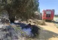 Ödemiş'te bahçede çıkan yangın söndürüldü