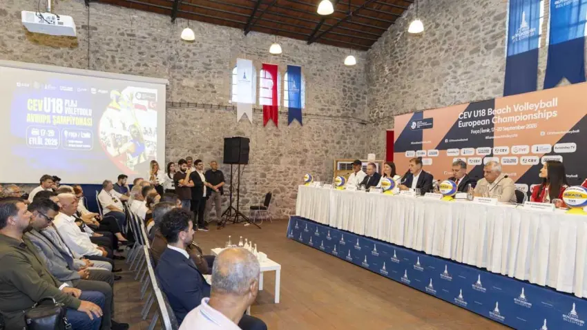 Avrupa’nın genç voleybol yıldızları Foça’da sahaya çıkıyor haberinin görseli