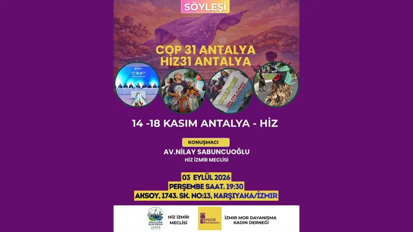 İzmir Mor Dayanışma’dan Halkların İklim Zirvesi buluşmasına çağrı haberinin görseli