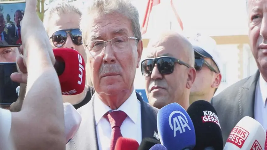 KKTC Başbakanı Ünal Üstel açıklamada bulundu haberinin görseli
