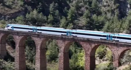 Milli Elektrikli Hızlı Tren’den yeni rekor: Saatte 250 kilometre hıza ulaştı!