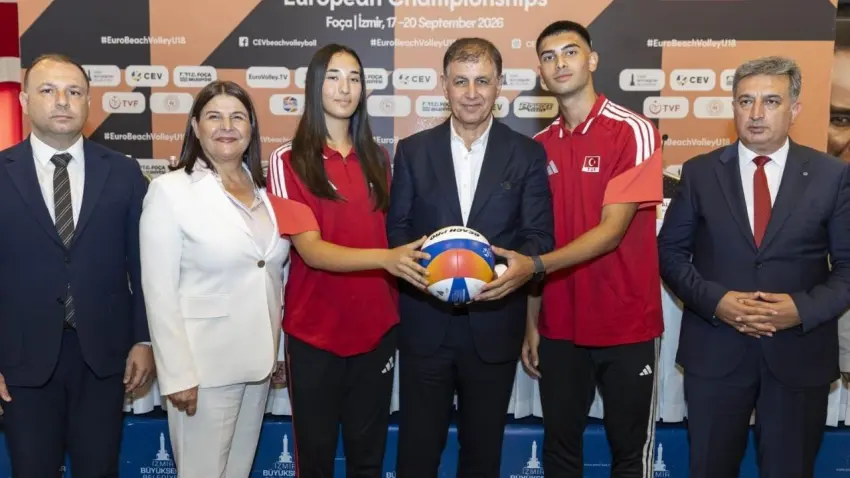 Plaj voleybolunda Avrupa’nın genç yıldızları Foça’da buluşacak haberinin görseli