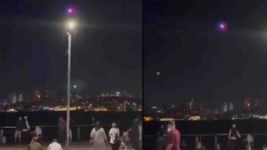 Üsküdar sahilinde dronlu alkol denetimi: Polis havadan uyardı haberinin görseli