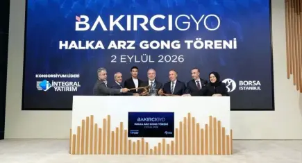 Bakırcı GYO Borsa İstanbul'da işleme başladı! Dev halka arzda gong çaldı