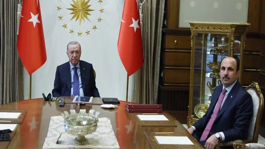 Cumhurbaşkanı Erdoğan, Dünya Belediyeler Birliği Başkanı Altay'ı kabul etti haberinin görseli