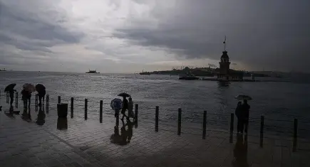 İstanbul’da cuma günü sağanak yağış bekleniyor
