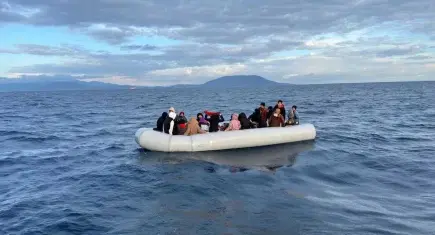 İzmir'de 56 düzensiz göçmen yakalandı!