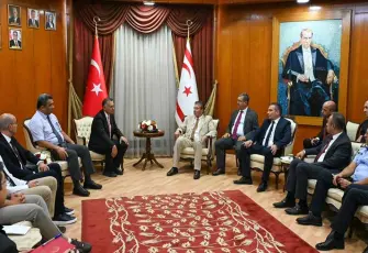 KKTC Cumhurbaşkanı Erhürman, Türkiye’den gelen teknik heyeti kabul etti