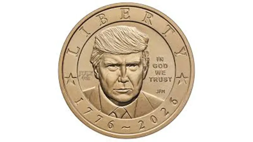 ABD'de Trump portreli 1 dolarlık madeni paralar piyasaya sürüldü! Saatler içinde tükendi haberinin görseli