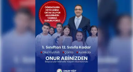 Balçova Belediyesi’nden öğrencilere okul desteği