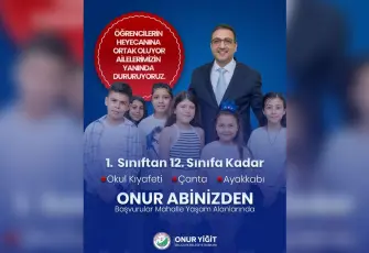 Balçova Belediyesi’nden öğrencilere okul desteği